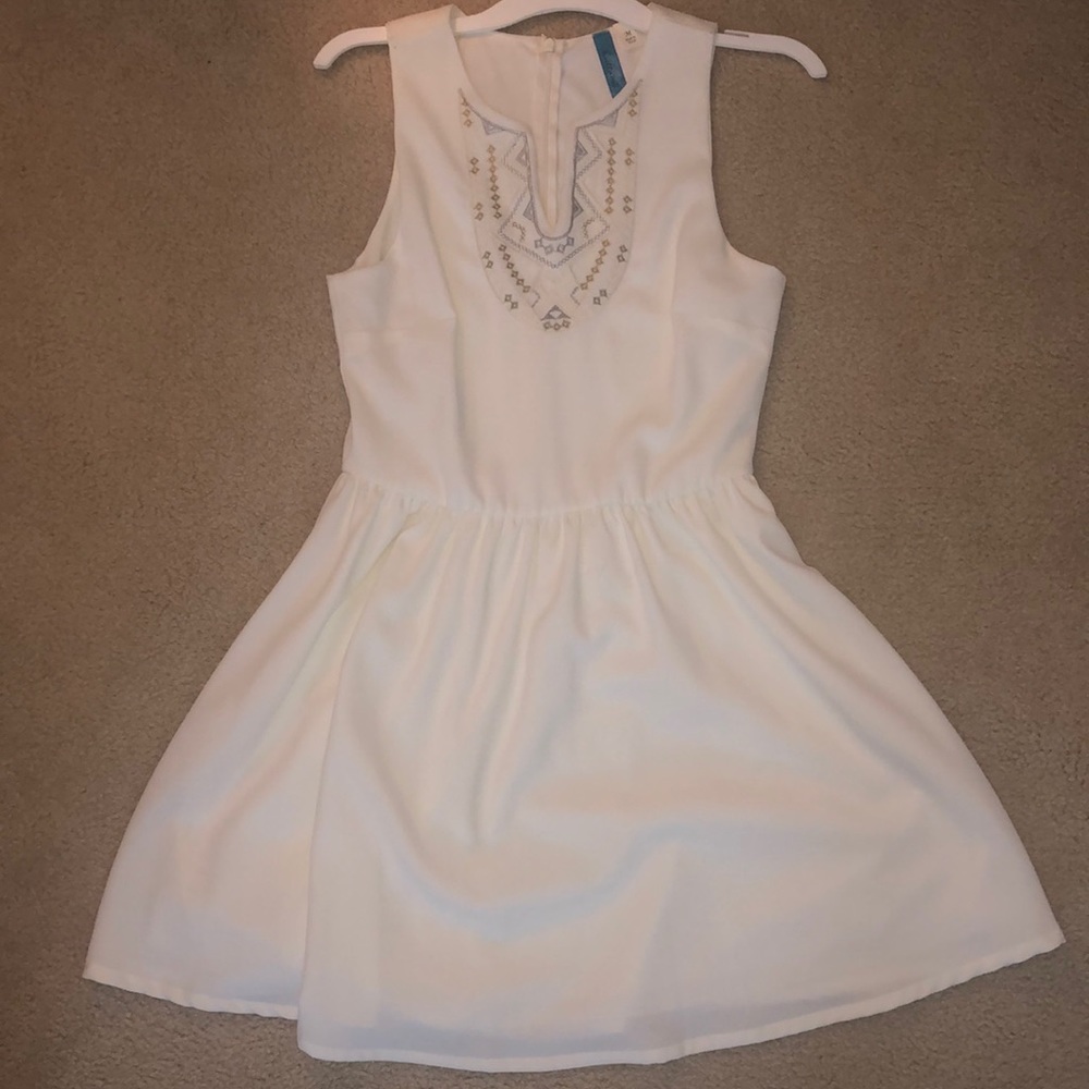 White Mini Dress for Summer